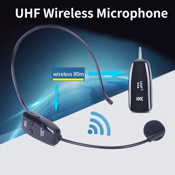 Profesinės Bevielis Mikrofonas laisvų Rankų įranga UHF Belaidžio Mic Ausinės ir rankinę 2 in1 garso Stiprintuvas Etape Garsiakalbiai