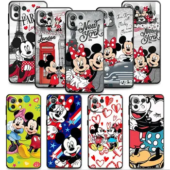 Mickey Minnie Mouse Meilės Širdį Xiaomi POCO X4 Note10 11T X3 NFC 10T 11T M3 MI 11 lite 9T europos sąjungos Oficialusis Telefono Coque
