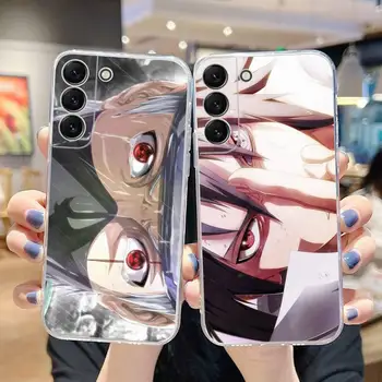 Anime Gražus Naruto Telefono dėklas Samsung Galaxy S21 S22 Ultra S20 S30 FE S8 S9 S10 5G Plius Lite Minkštas Permatomas Dangtelis