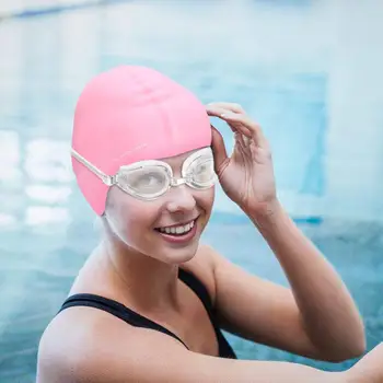 Plaukimo Kepuraitė Plaukimo Akiniai Silikono Plaukti Bžūp & Anti Rūko UV, Apsauginiai Akiniai, skirta Suaugusiųjų (Nosies Klipas Ausų Kištukai Rinkiniai yra komplekte)