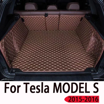 Automobilio bagažo skyriaus kilimėlis Tesla MODEL S 2015 2016 Linijinių Krovinių kiliminė danga, Vidaus Dalys, Priedai Dangtis