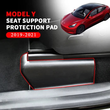 Už Tesla Model Y 2019-2021 Automobilio Sėdynė Pagal Paramos Kampe Raštas Padengti Anti-kick Trinkelėmis, Auto Tiuningas, Aksesuarai