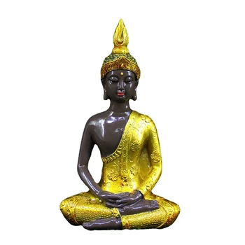 Budos Statula Didelis Tailando Buda Budos Skulptūra Dervos Rankų Budizmo, Induizmo Fengshui Statulėlės Meditacija