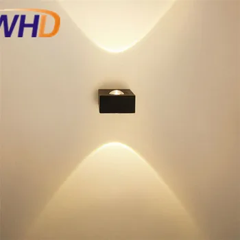 Šiuolaikinių LED Siena Šviesos Kūrybos Aliuminio Sienos Sconce Paprastas Patalpų apšvietimas Waterfool Sienos Lempos Lampaaras Luminair Lauko Žibintai