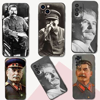 Rusijos Stalino TSRS Juoda Tpu Case For Motorola Moto G31 G40 Sintezės G41 G50 G55 edge30 G10 G20 G30 G100 5G G22 dangtis