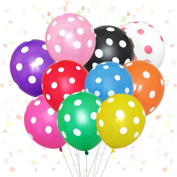 10vnt 12 colių 2.8 g turas banga dot balionas gimtadienio apdailos latekso balionas candy spalva raudona balionas vestuvių šventės atributas