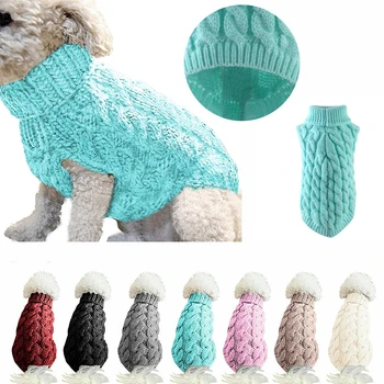 Žiemą Šunelis Megztinis Išlaikyti Šiltas Šunų Drabužius Pet Products Šiltas Šunys Jersey Pavasarį, Rudenį, Žiemą Megztinis Laikyti Augintinio Kailio Drabužiai