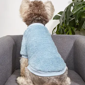 Vėjo pliušinis megztinis Striukės Paltai Žiemos Drabužius šunims, Minkštas Megztinis Drabužiai Mažų Šunų Ropa Perro Čihuahua Drabužiai
