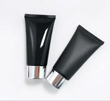 50ml black soft tube lengvas plauti sviesto rankų kremas anti-UV losjonas emulsija serumas esmė hialurono kosmetikos žarnos, pakavimo