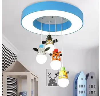 Nemokamas Pristatymas Vaikai Šviesos Šiuolaikinės Dekoratyvinės De Teto LED Šiuolaikinės Avize Lampadario E27 Meno Decora Vaikų, Miegamojo Lubų Lempa