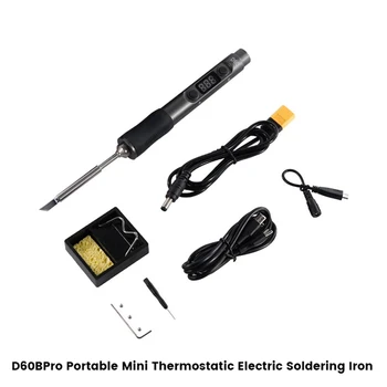 D60bpro Nešiojamas Mini Termostatiniai Elektros Lituoklio Ličio Baterija Lauko Taisymo Įrankis