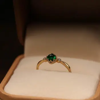 Originalus naujas diamond kiaušinių turo atidarymo reguliuojamas žiedo Kinų stiliaus rūmus unikalus senovės aukso kokybiškos prekės papuošalai