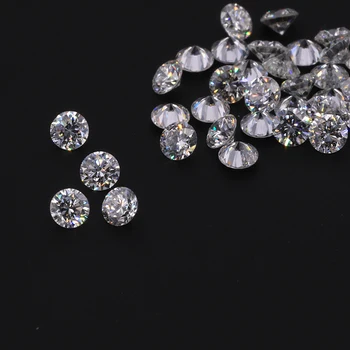 Starszuan 50pcs EF 1,8 mm prarasti HTHP laboratorijoje išauginti deimantai testas teigiamas lab deimantų pusėje akmens papuošalai priėmimo